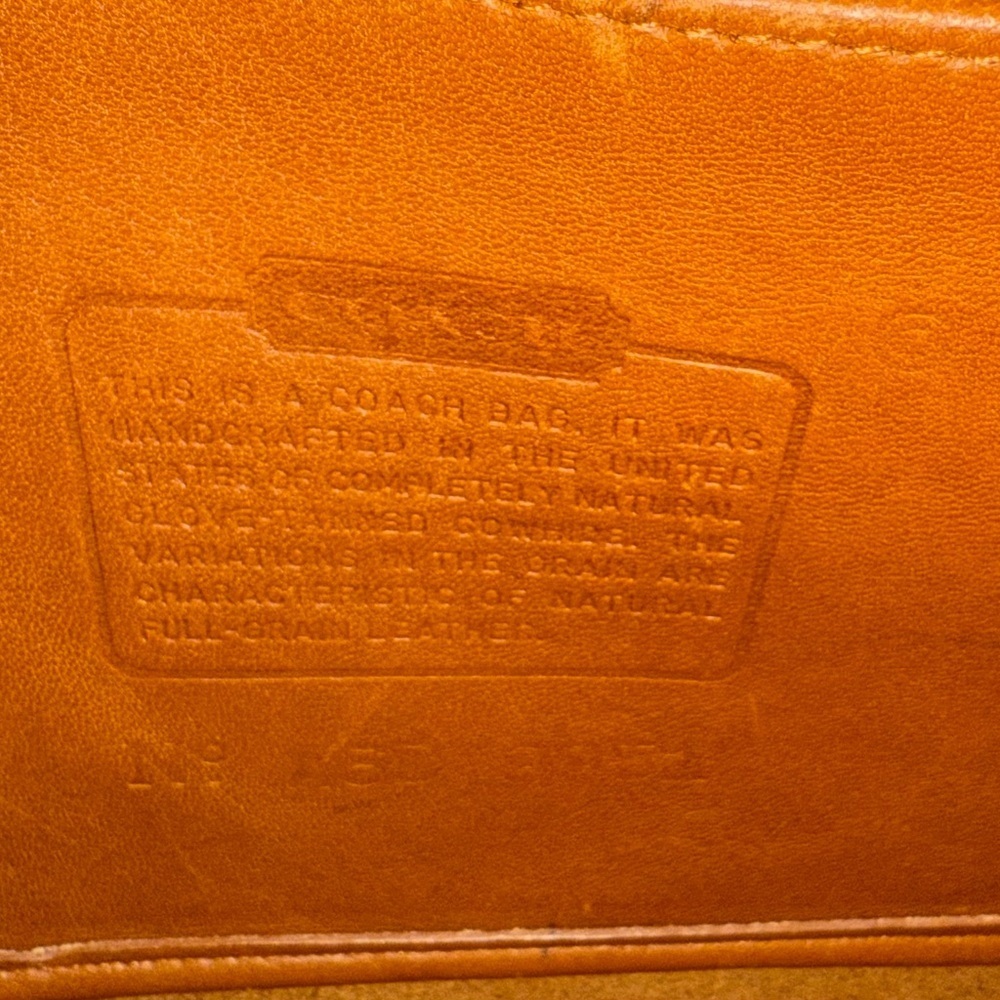 Vintage Coach Leather Patricia Legacy Crossbody Shoulder Bag British Tan - Picture 13 of 14